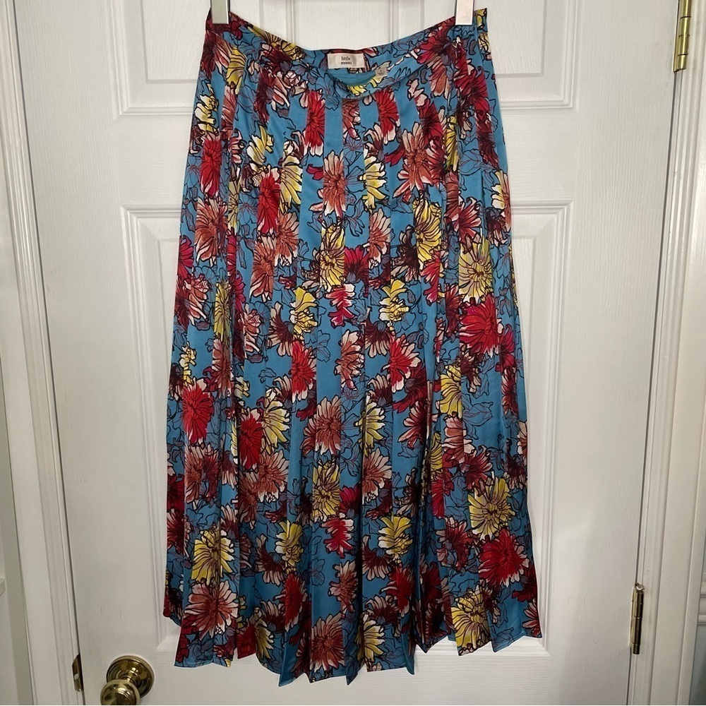 Little Moon Floral Midi Skirt 8